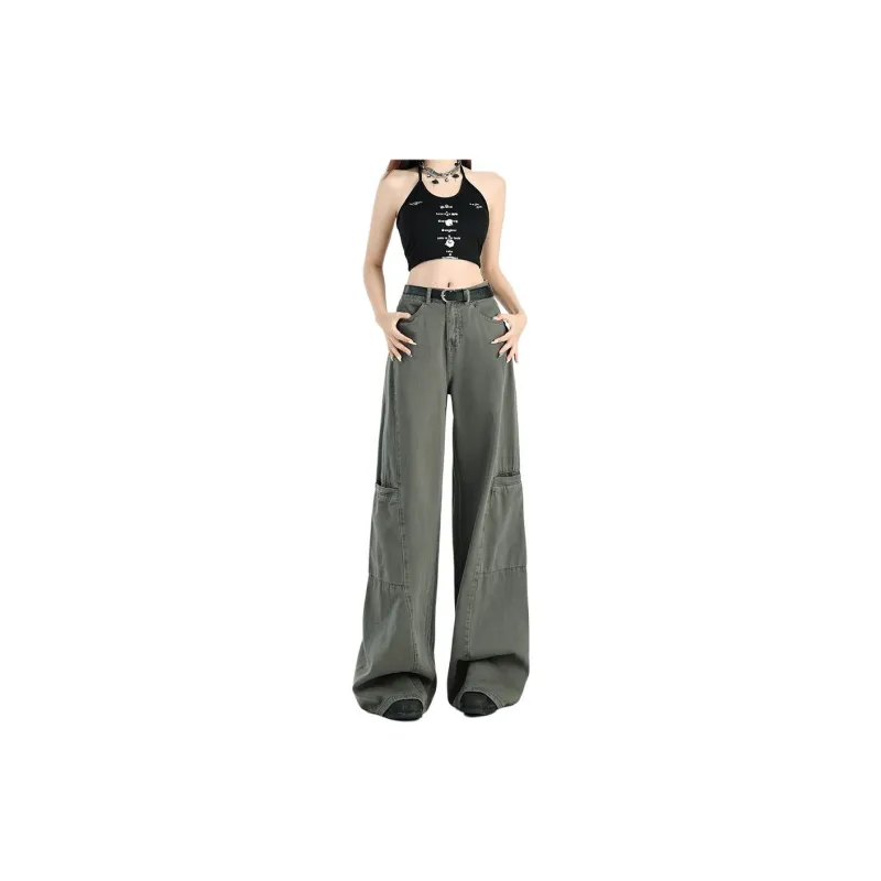 Concubine Zhu Jeans Women's Gray-2