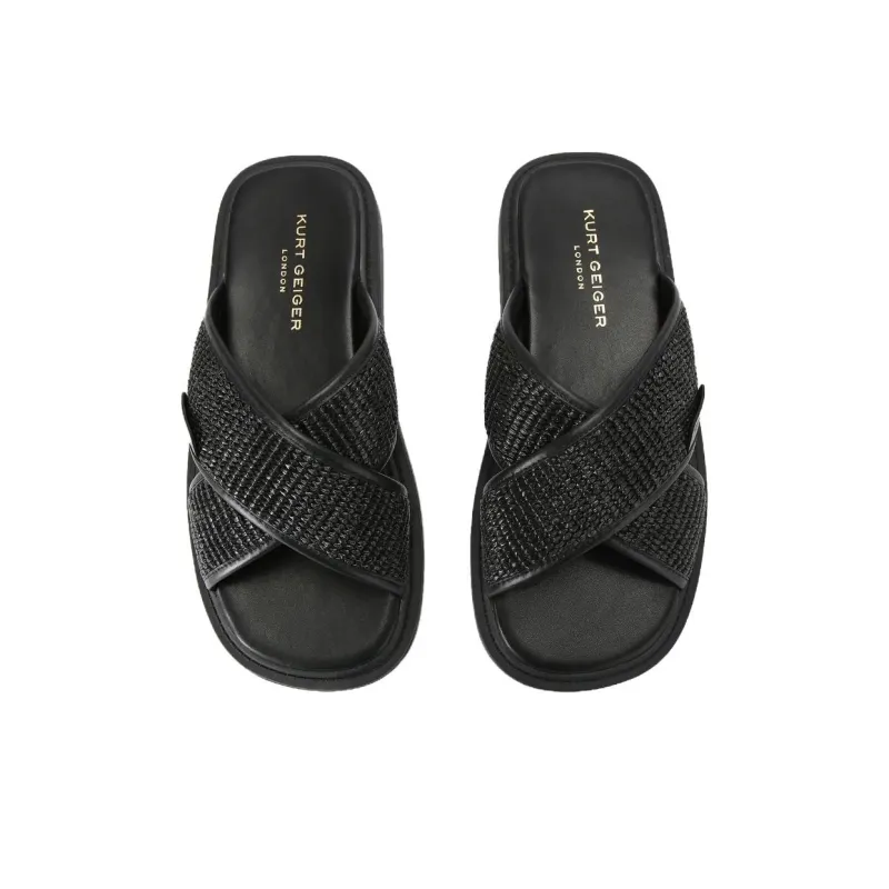 Kurt Geiger London Slide Slippers Men's Black-3