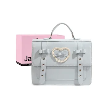 Jade En Plus PU Crossbody Double Shoulder One Shoulder Handbag Regular Women's Blue/Silver/Black