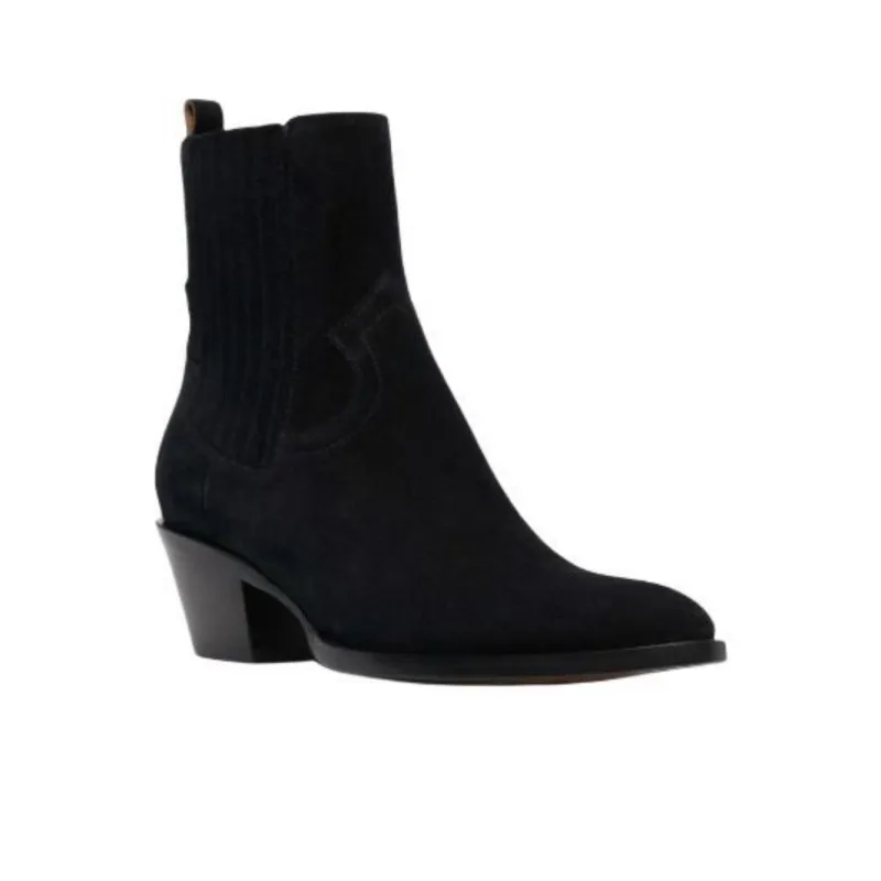 Skechers Tameless Moving West Ankle Boots Women's Black-2