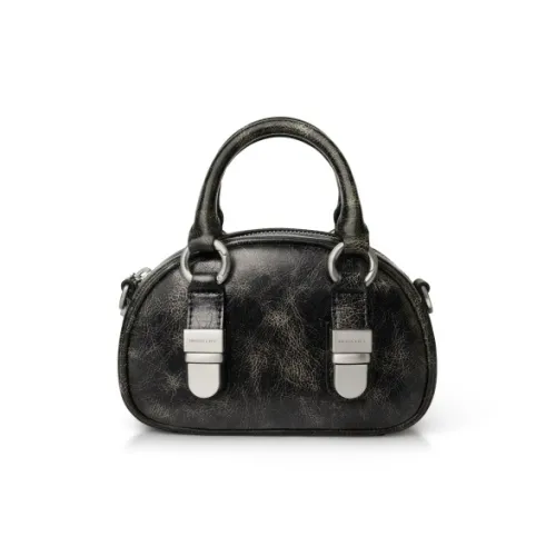 INJOYLIFE Vintage Cow Leather One Shoulder Crossbody Small Handbag Women's