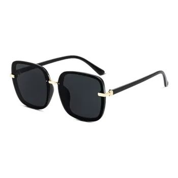 Youyoulan Plate Frame Square Sunglasses Unisex