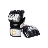 Microfiber Half Finger Black White