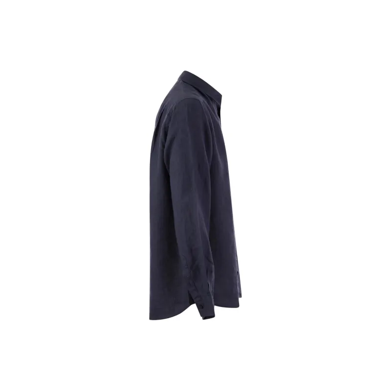 Vilebrequin Logo embroidered Linen Shirt-2