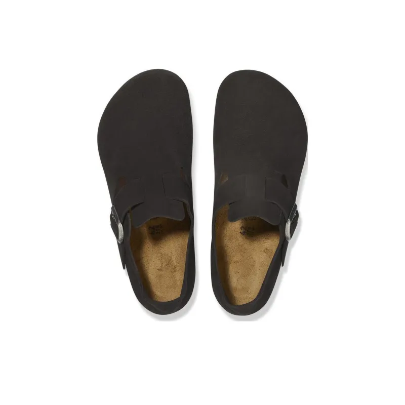 Birkenstock London Suede Leather 'Black'-4
