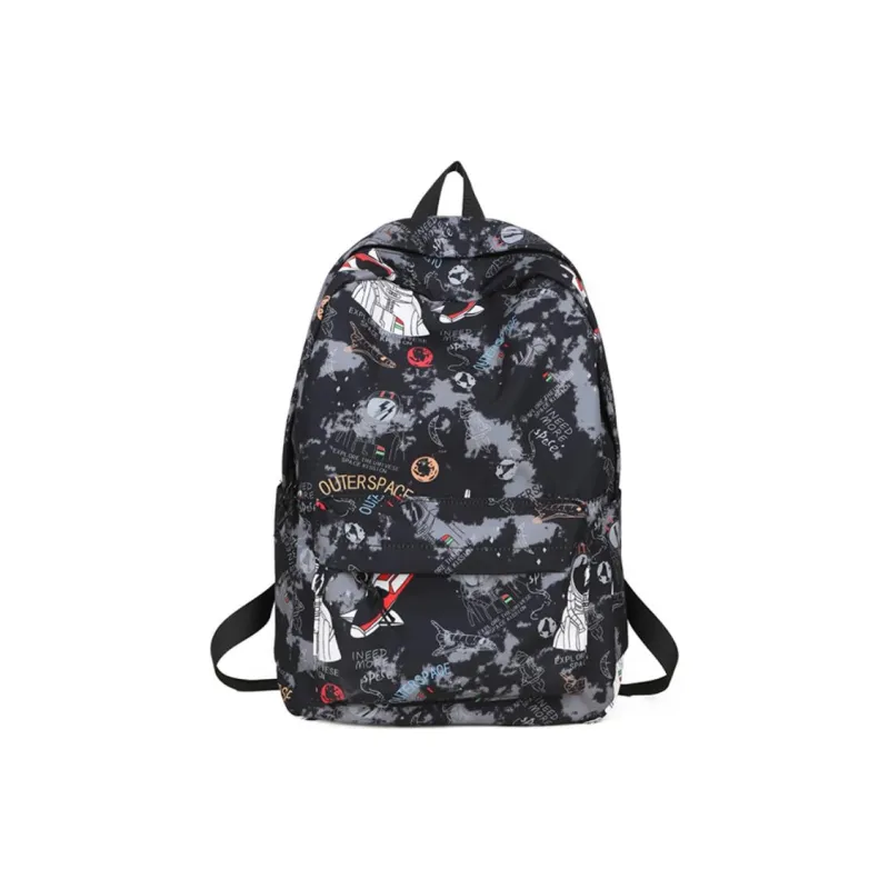 KAKAXI Nylon Backpack Regular Unisex Black/Gray/Green/Blue-3