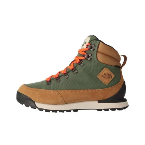 THE NORTH FACE Back To Berkeley 4 Hiking / Trekking Shoes Men High-Top Brown Green