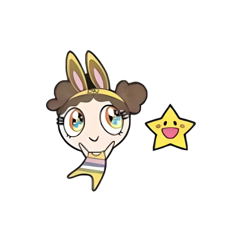 LINE FRIENDS Newjeans X Takashi Murakami DANIELLE Badge-0