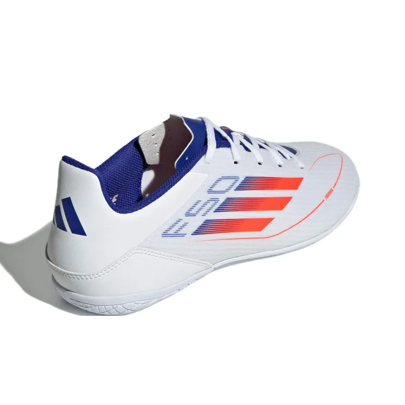 Adidas F50 Club Indoor Boots 'White Solar Red Lucid Blue'-3