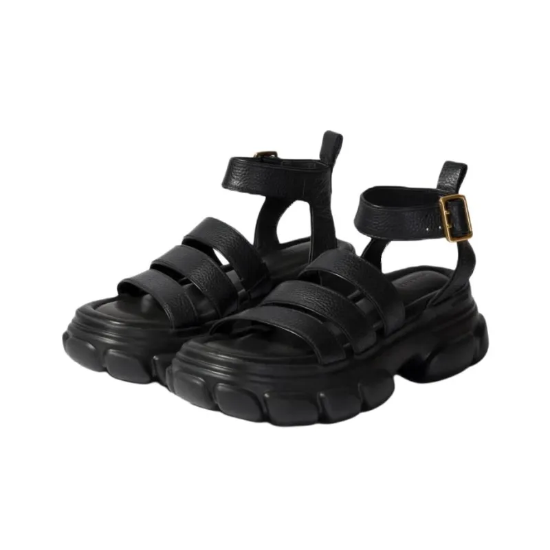 JONATHAN SIMKHAI Cassidy Strap Sandals Women's Black-4