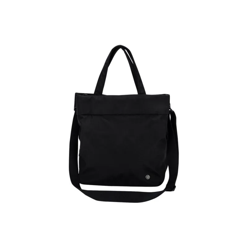 361° Fabric Tote Bag Shopping Bag Portable Crossbody Bag Shoulder Bag Women's Black/Ecru-1