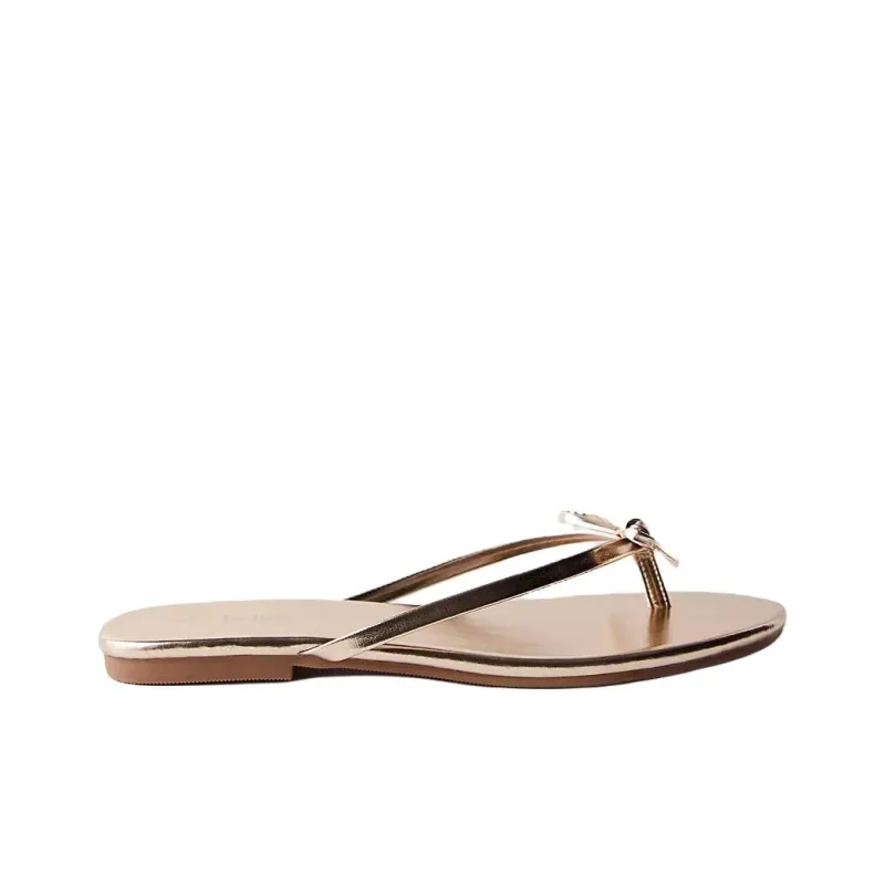 FREE PEOPLE Flip Flops Women's Gold-1