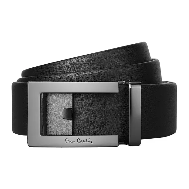 PIERRE CARDIN Alloy Father And Father in Law Box Belt Men's Width 3.5CM-0