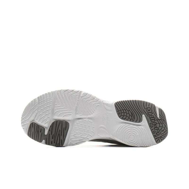 LiNing Meteor 2K Cushioning, Slip Resistant, Abrasion Resistant Support Low Top Chunky Sneakers Men's Gray-5