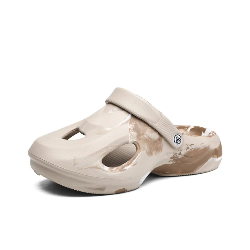 OUBT Ink Wash Rendering Design Clogs Men's-11