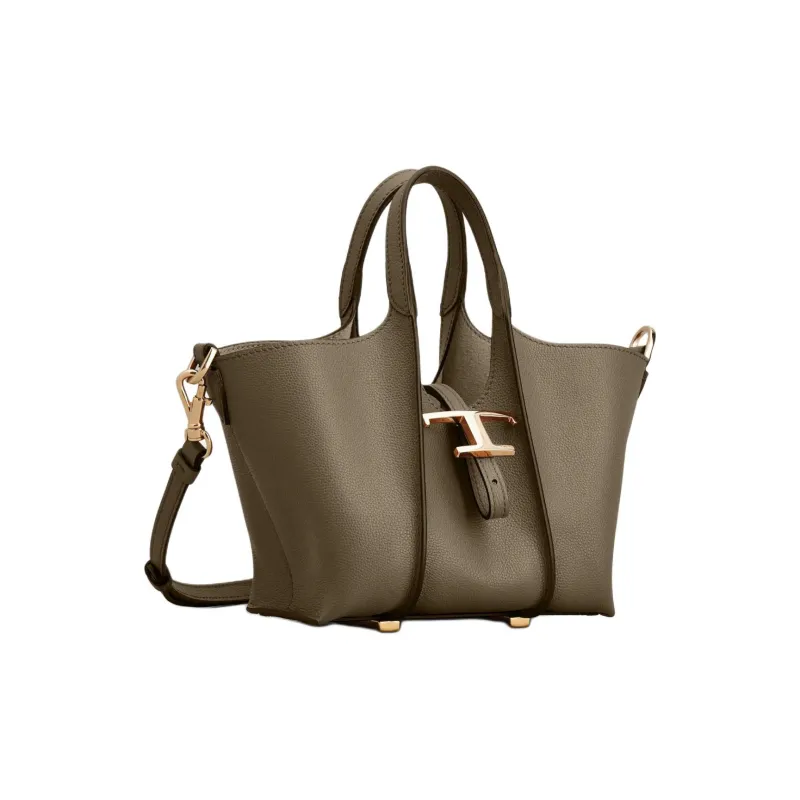 TOD'S T Timeless Logo Plaque Tote Bag-1