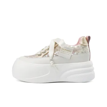 DAPHNE Chunky Sneakers Women's Low Top White