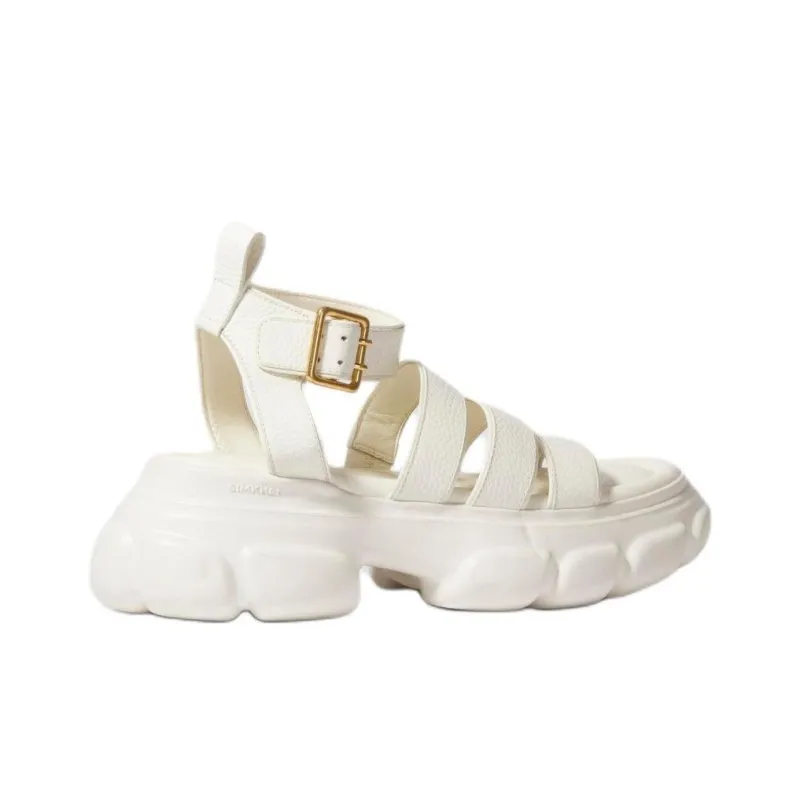JONATHAN SIMKHAI Cassidy Roman Sandals Women's White-5