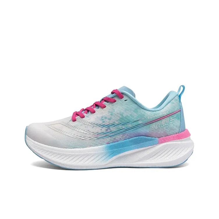 LPMX Running Shoes Women's Low Top New Pink Blue Mismatched/Qixi Festival Color Scheme-1
