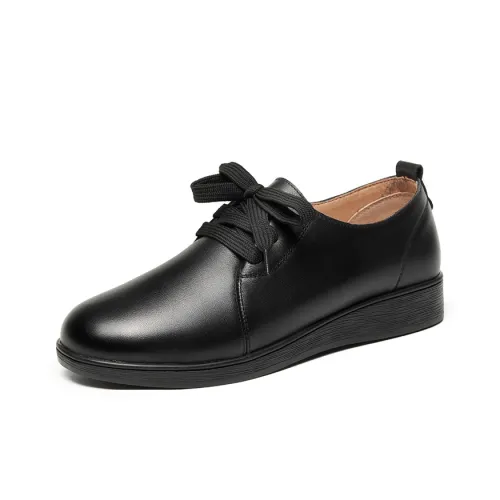 AOKANG Dress Shoes Women's Low-Top Black