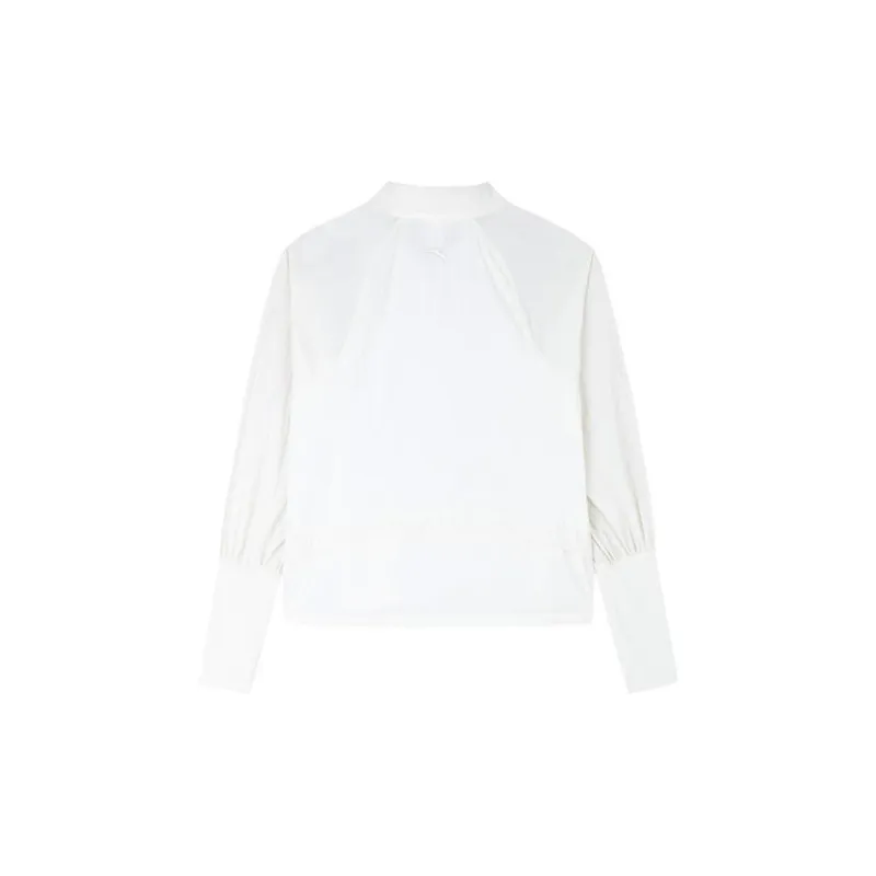 Anta Trench Coat Women's Papyrus White-1
