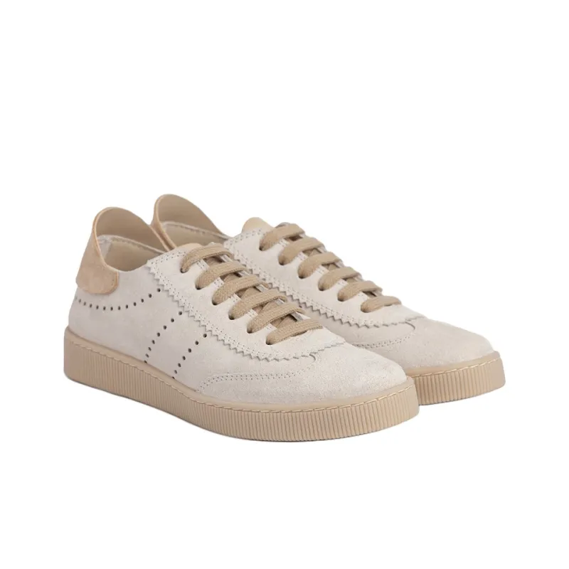 Pedro García Pilou Low-Top Skateboard Shoes Women's Beige-3