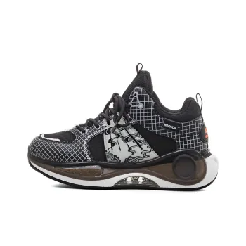 Warrior Cushioned Slip Resistant Low Top Basketball Shoes Men's Black