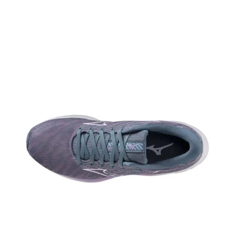 Mizuno Shock Absorbers With Slip Resistant Features Low Top Running Shoes Women's Purple White-2