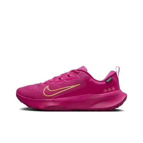 Nike Juniper Trail 2 Running Shoes Women's Low-Top Fiery Pink / Fireberry Color / Metallic Gold