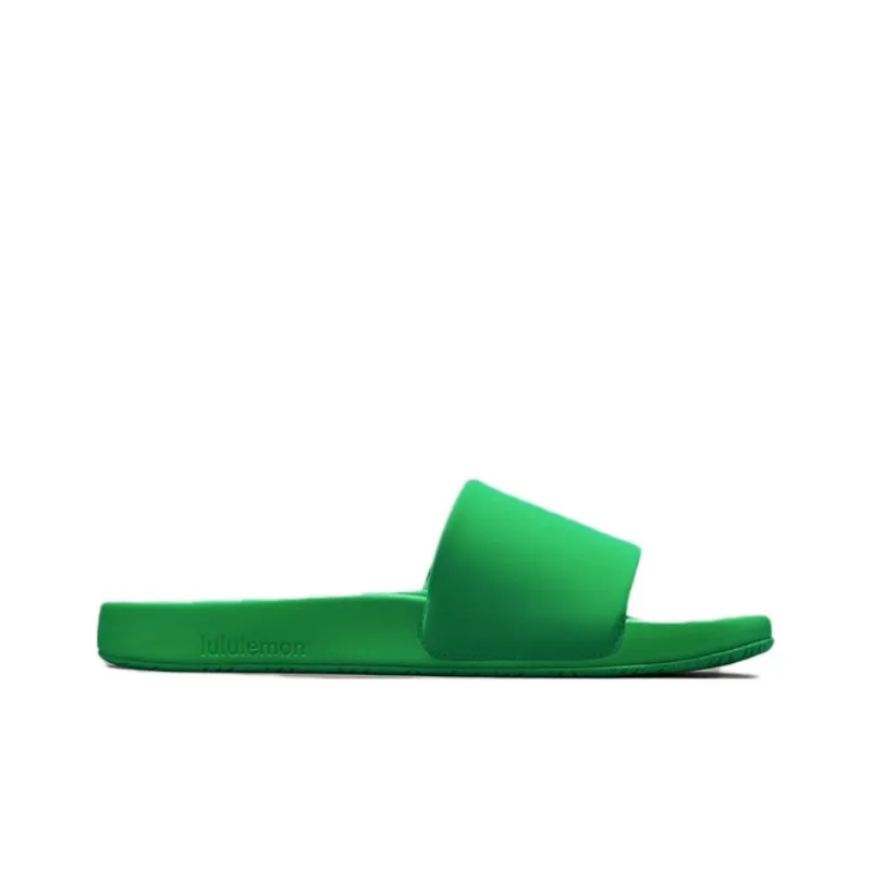 Lululemon Restfeel Slide Slip Resistant Quick Dry Slide Slippers Men's Green-1