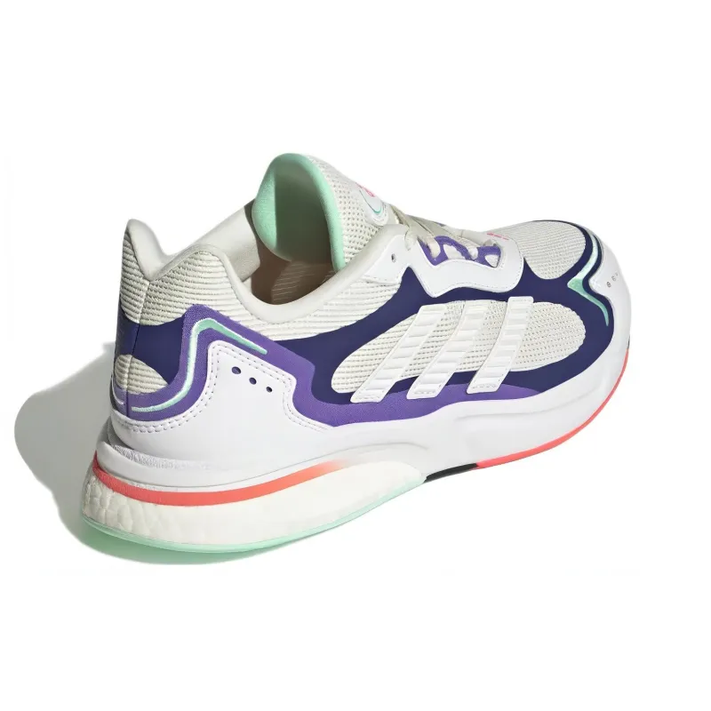 Adidas SN1997 Wear resistant Shock Absorption White Purple Women's-3