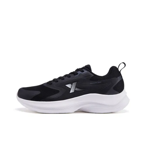 XTEP Hydrogen Wind Technology Running Shoes Men Low-Top Black/Sail White