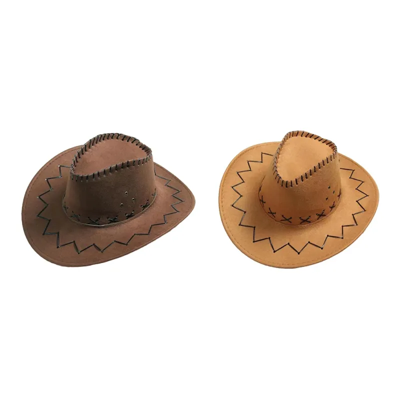 JW Artificial Leather Bucket Hats Unisex-7