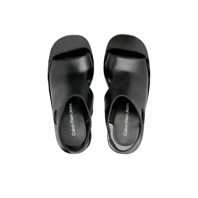 CALVIN KLEIN Strap Sandals 10.5cm Women's Black-3