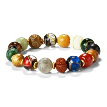 DH7 Colored Glaze Bracelets Unisex