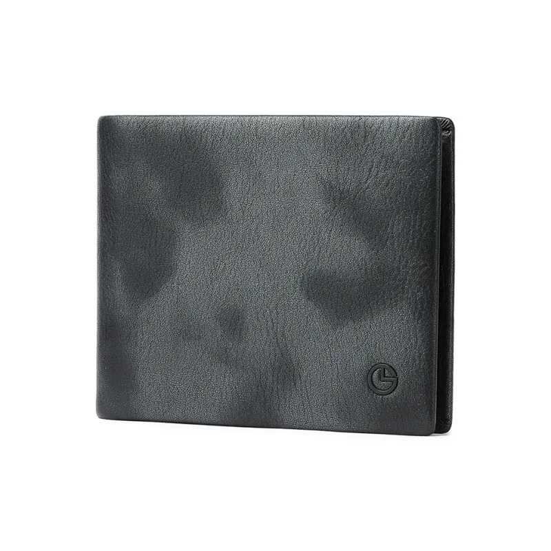 GOLDLION Top Grain Cow Leather Short Wallets Wallets Men's-1