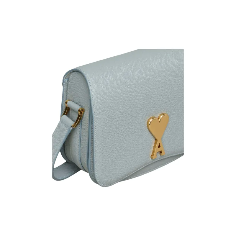 AMIPARIS Logo Plaque Foldover Top Shoulder Bag-3