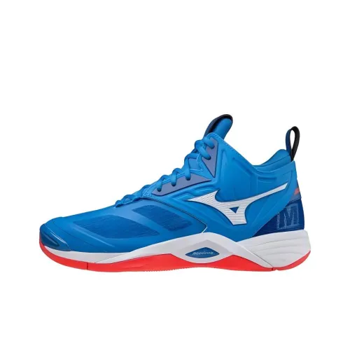 Mizuno Momentum Training Shoes Unisex Low-Top White/Blue/Red