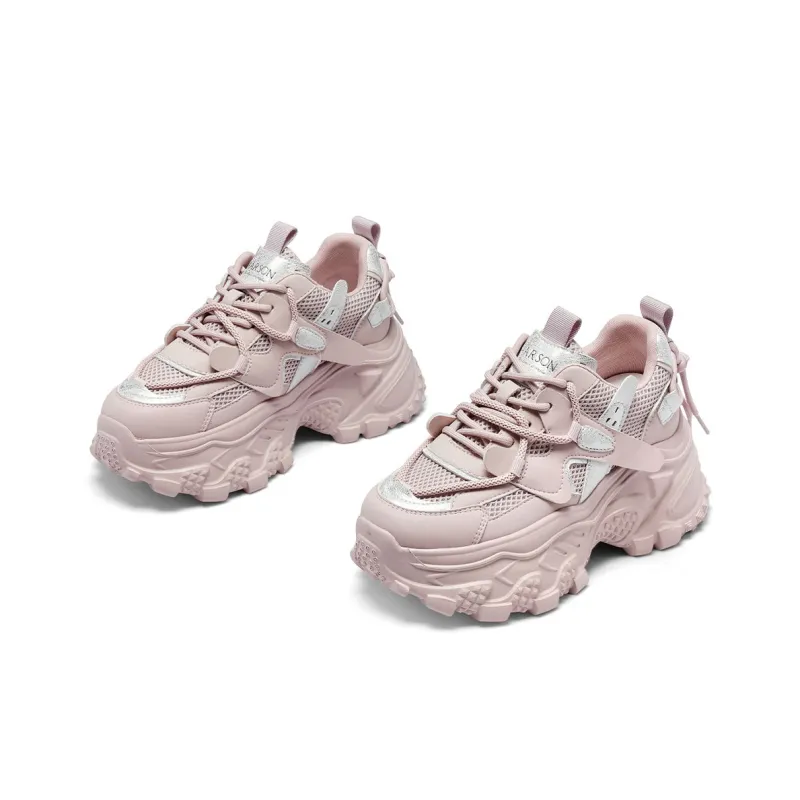 HARSON Wear-Resistant Slip-Resistant Low-Top Chunky Sneakers Women's-17