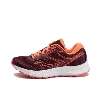 Saucony Cohesion 12 Water-Resistant Quick-Dry Low-Top Running Shoes Women's Deep Red