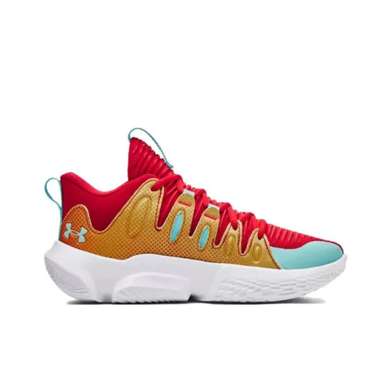Under Armour Flow Breakthru 4 Asg Basketball Shoes 'Gold Red' Women's-1