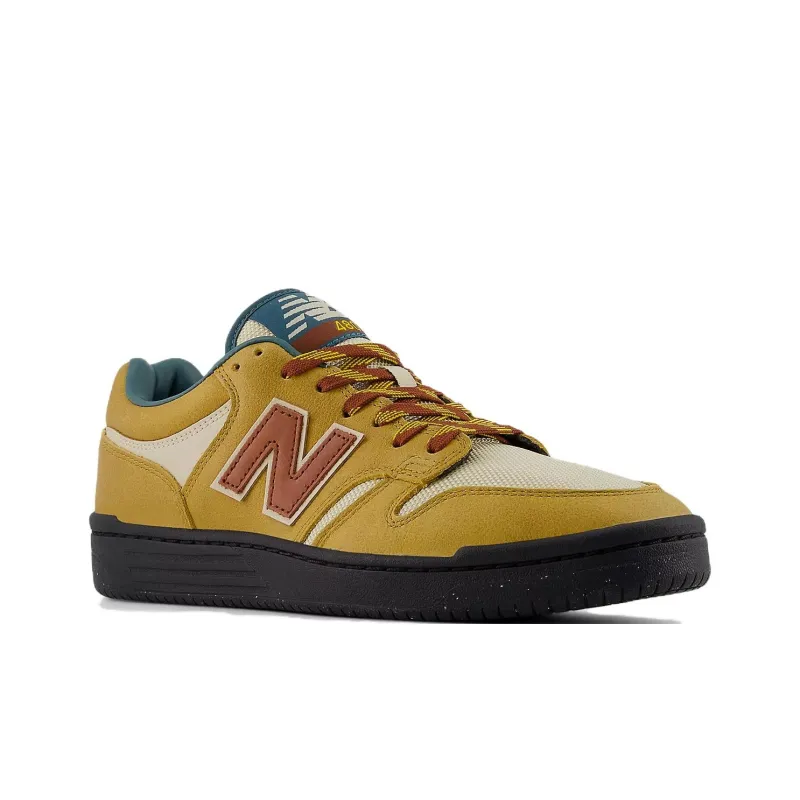 New Balance NB Numeric 480 Cushioning Slip Resistant Low Top Casual Shoes Unisex Tan-2