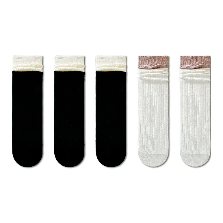 Taste The Color Mid Calf Socks Women's 5 Pack-6