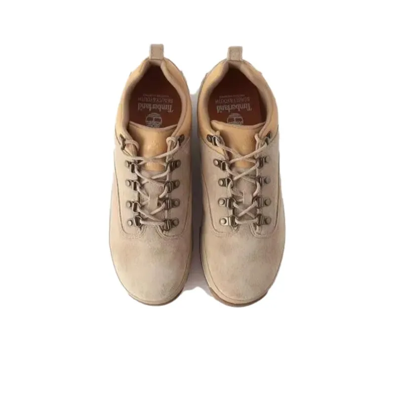 BEAUTY&YOUTH x Timberland Euro Hiker Wear-Resistant Low-Top Casual Shoes Unisex Beige-3