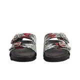 MISSONI Zig-Zag Pattern Slip-On Sandals