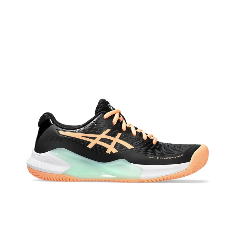 Asics Gel Challenger 14 Padel Black Bright Sunstone Women's-1