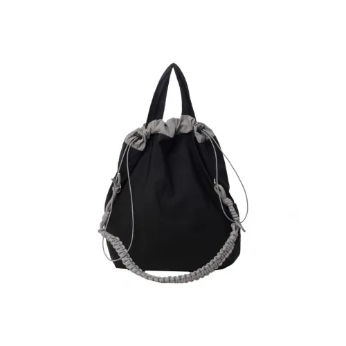 S.REPHEN Fabric Shoulder Bag Unisex Black/Apricot Pink/Rose Red/Light Pink/Light Green/Earth Yellow