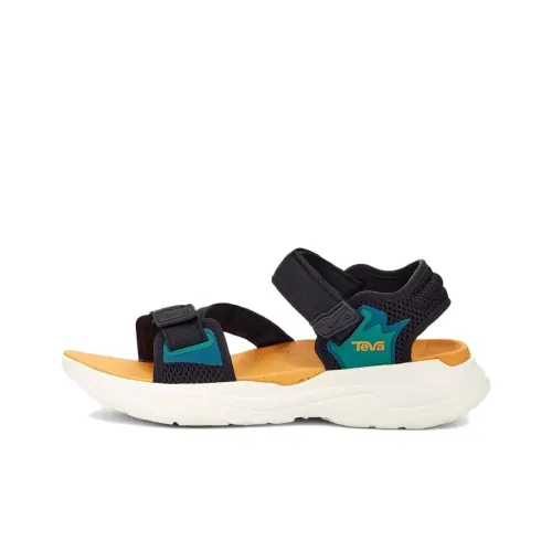 Teva Beach Sandals Men's Black Yellow