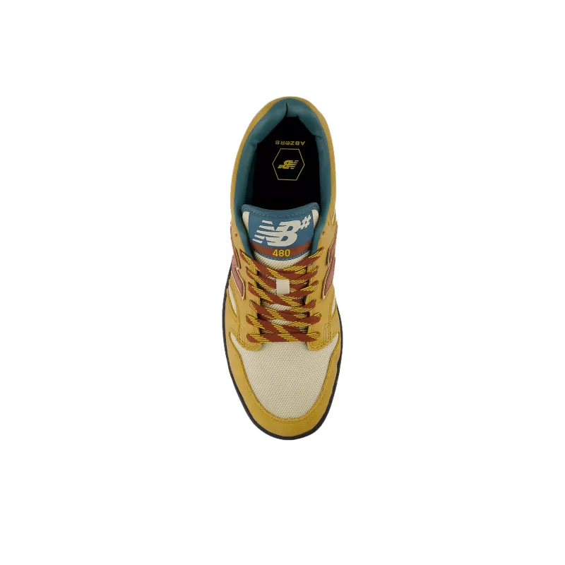 New Balance NB Numeric 480 Cushioning Slip Resistant Low Top Casual Shoes Unisex Tan-3
