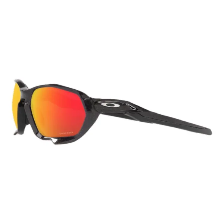 Oakley Nylon Irregular Shape Sunglasses Men's Black-1